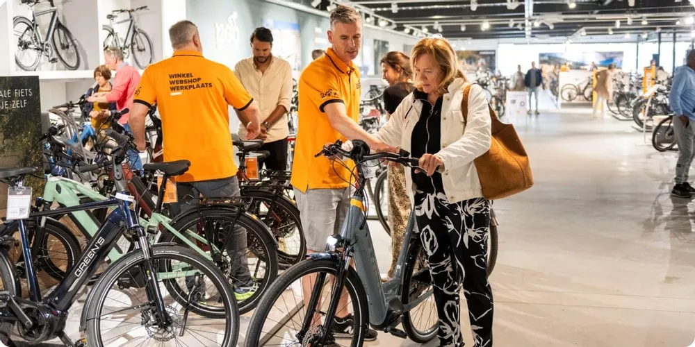 Showroom-e-bikes-klant