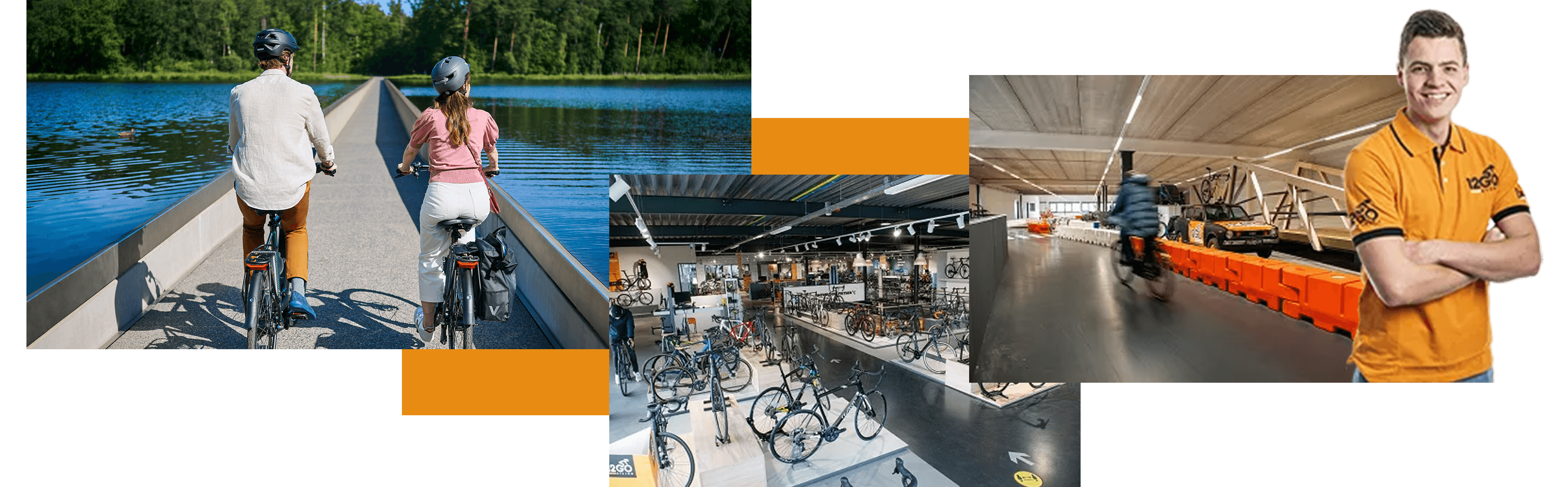 buiten-fietsen-showroom-testbaan-collega