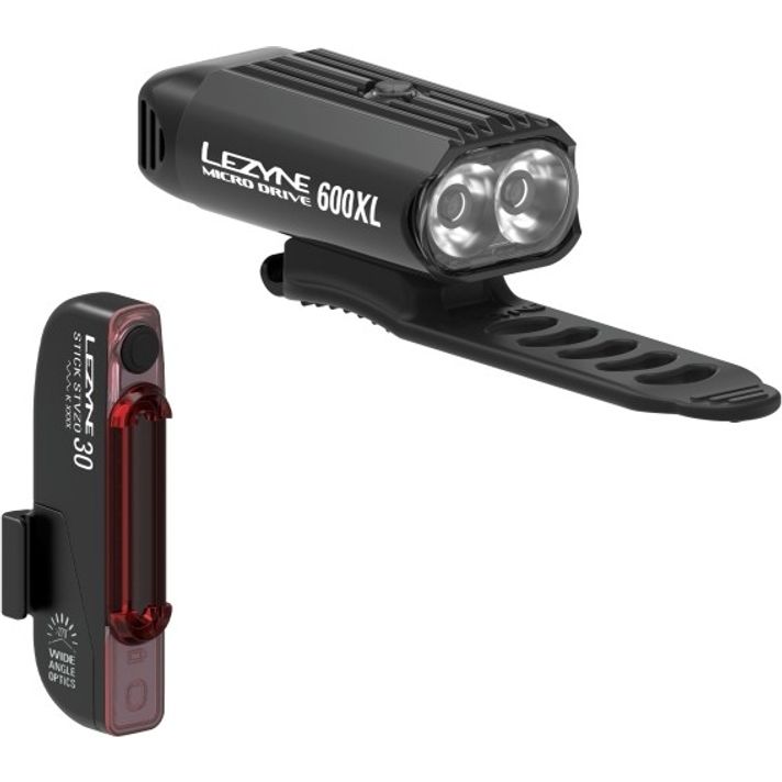 Lezyne Micro Drive 600 / Stick 30 Verlichtingsset  