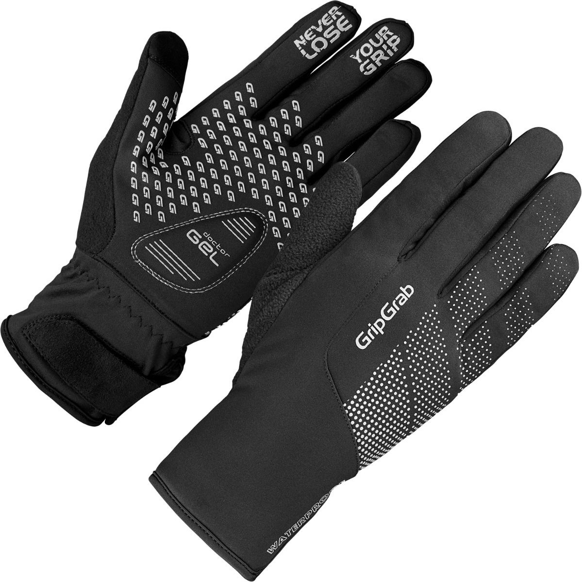 GripGrab Ride Waterproof Winterhandschoen Zwart  