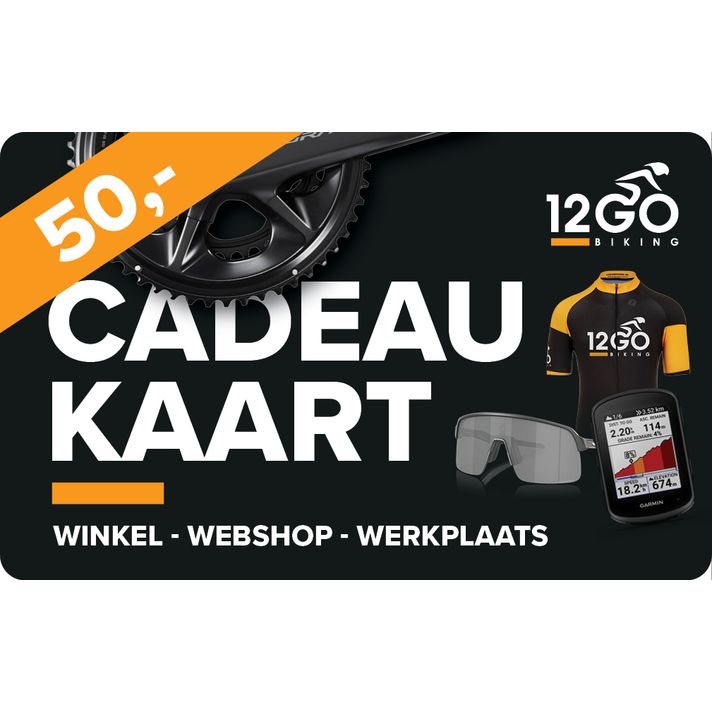 12GO Cadeaukaart 50 euro  