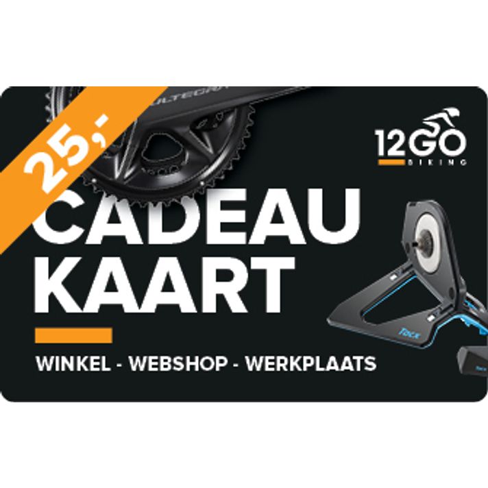 12GO 12GO Cadeaukaart 25 euro  