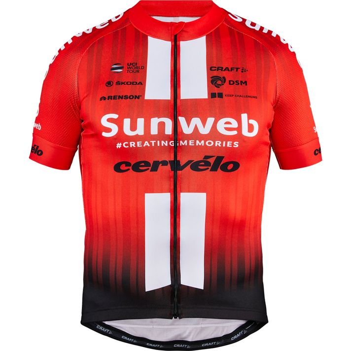 Craft Craft Sunweb Replica Fietsshirt Shortsleeve  