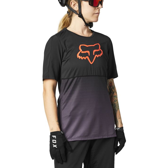 Fox Fox Flexair MTB Fietsshirt Dames Korte Mouw  