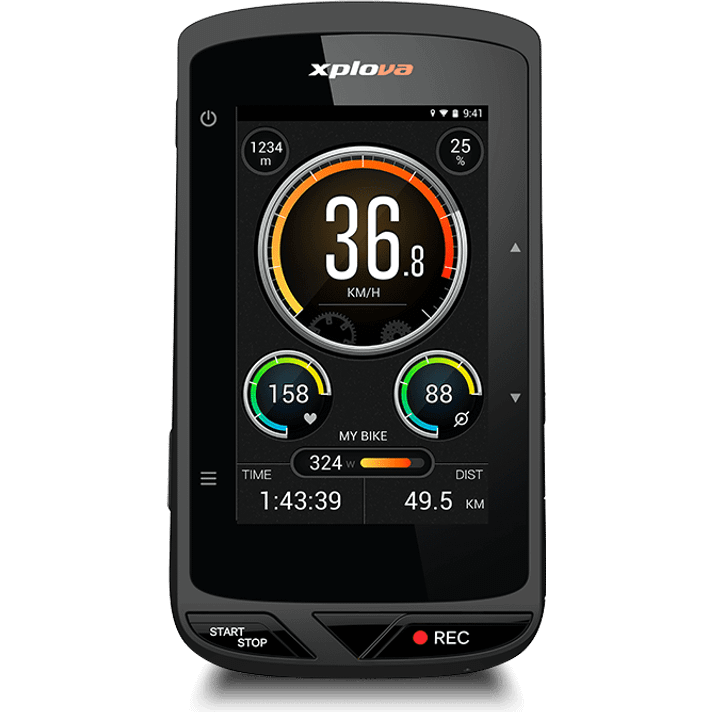 Xplova X5 EVO Fietscomputer + Camera  