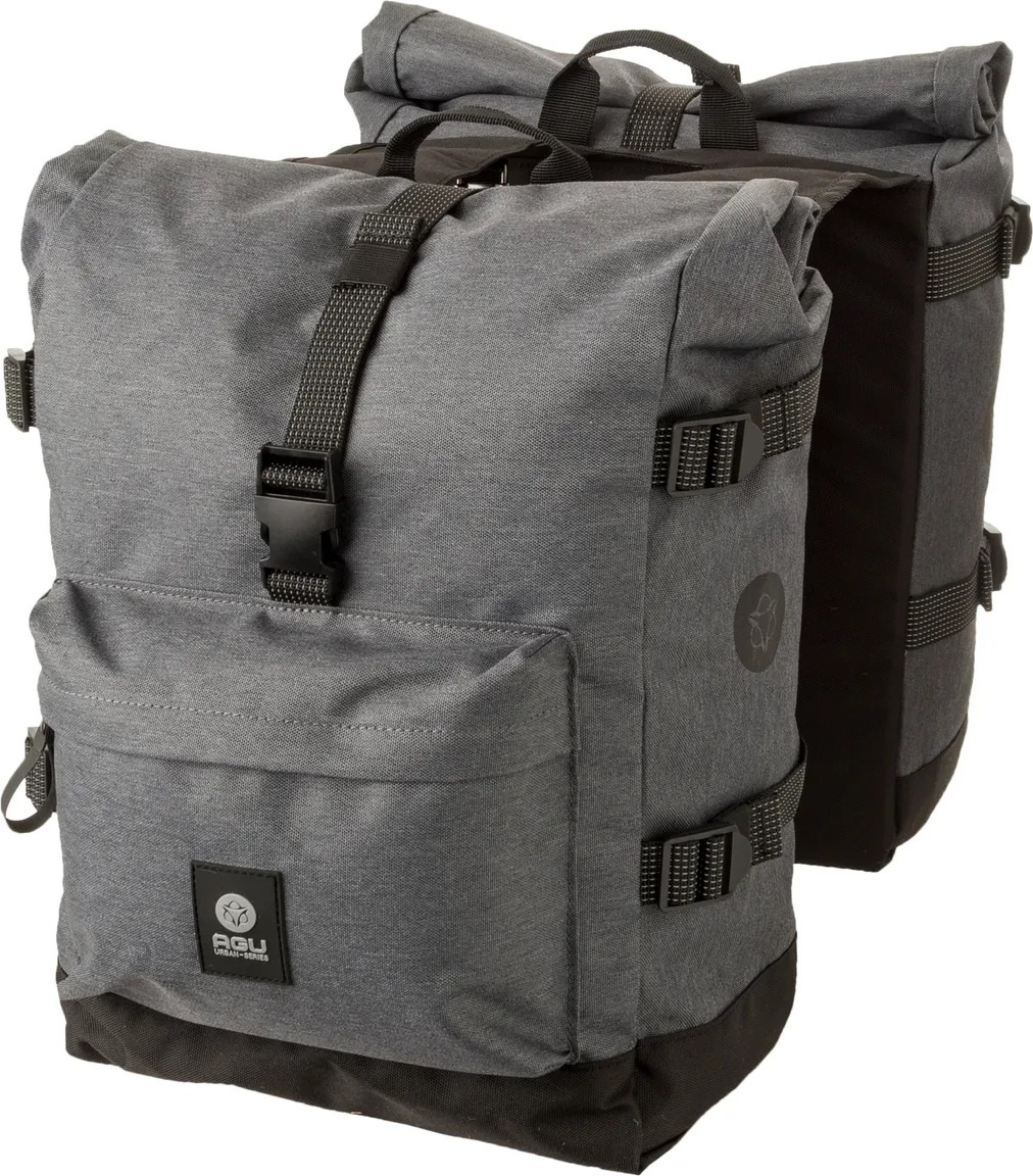 AGU Urban Roll-Top Dubbele Fietstas  
