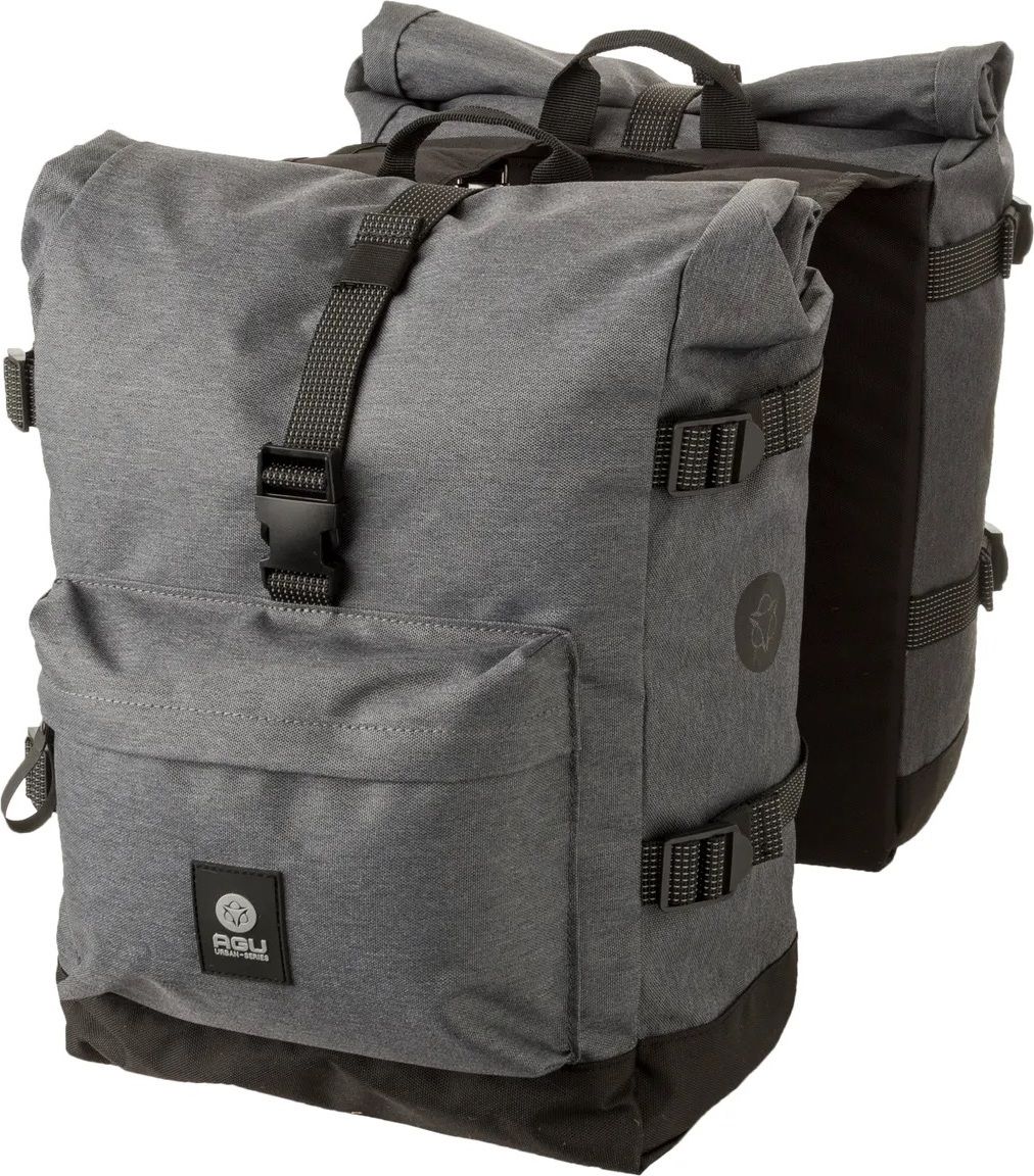 AGU Urban Roll-Top Dubbele Fietstas  