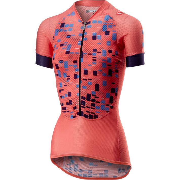 Castelli Castelli Climber's W Fietsshirt Zalm  