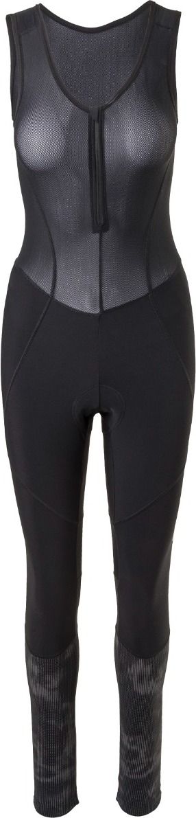 AGU Lange Fietsbroek Essential HiVis Dames met Zeem  