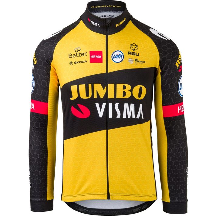 AGU AGU Jumbo-Visma Heren Fietsshirt LS 2021  