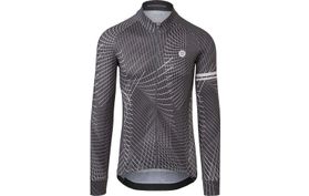 AGU Nocturnal Lines Performance Lange Mouwen Fietsshirt Grijs  