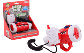 Bike Fun Bike Fun Brandweer Sirene met Lamp en Microfoon  