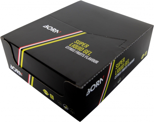 Born Super Liquid Energy Cafeïne Gel 12 Stuks Voordeelverpakking  