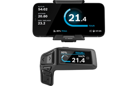 Bosch Bosch Purion 200 + SmartphoneGrip: Compact kleurendisplay met telefoon als extra display  