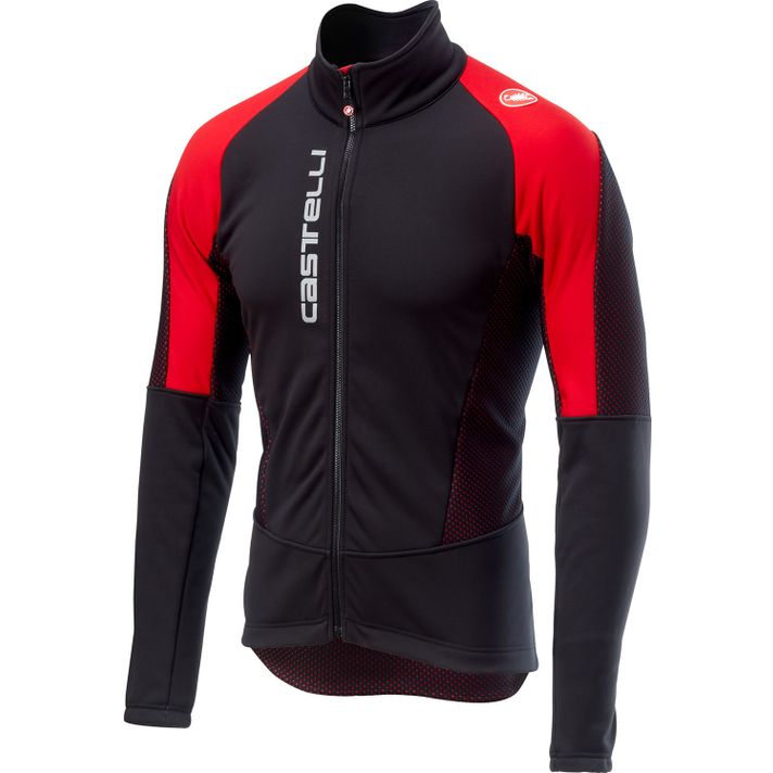Castelli Mortirolo V Fietsjas Zwart Rood  