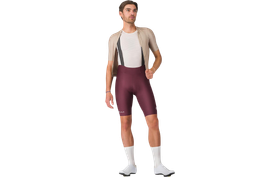 Castelli Espresso 2 Korte Fietsbroek Donkerrood  