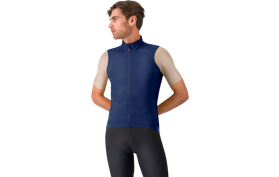 Castelli Espresso 2 Windvest Blauw  