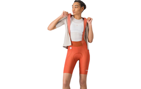 Castelli Espresso 2 DT Korte Fietsbroek Dames Rood  