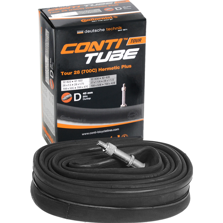 Continental Continental Tour Hermetic Plus 28'' Dunlop Ventiel Binnenband  