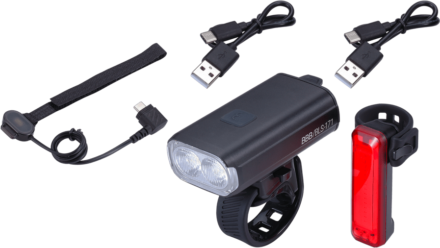 BBB Cycling BLS-174 StrikeDuo 1200 Combo Verlichtingsset  