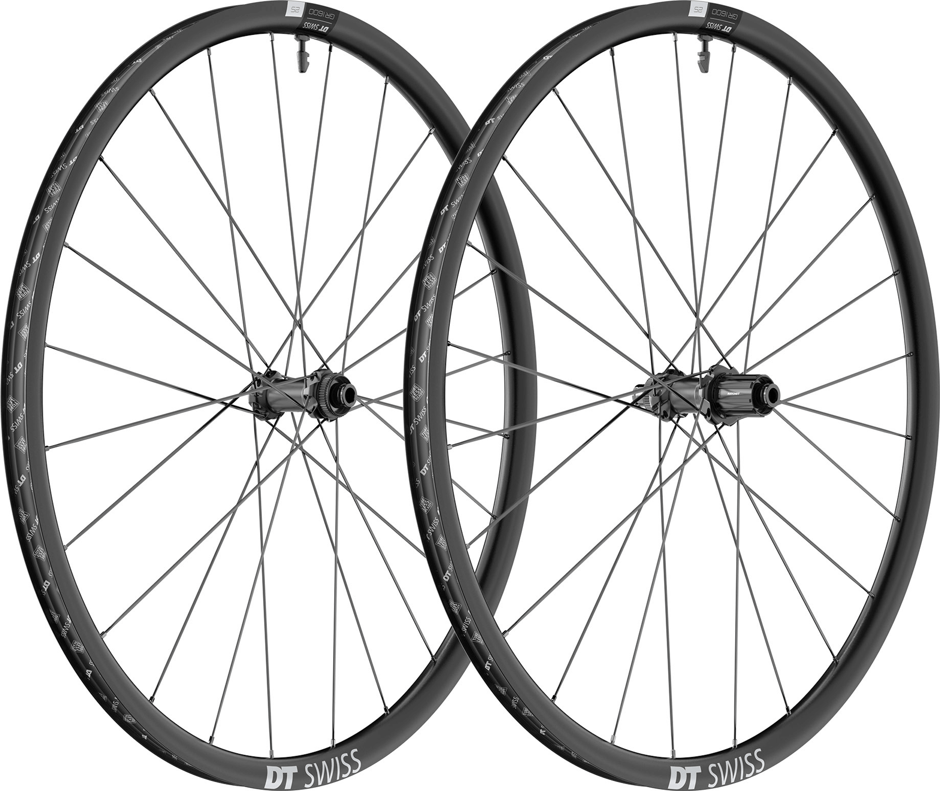 DT Swiss GR 1600 Spline DB 25 Gravel Wielset | 12GO Biking