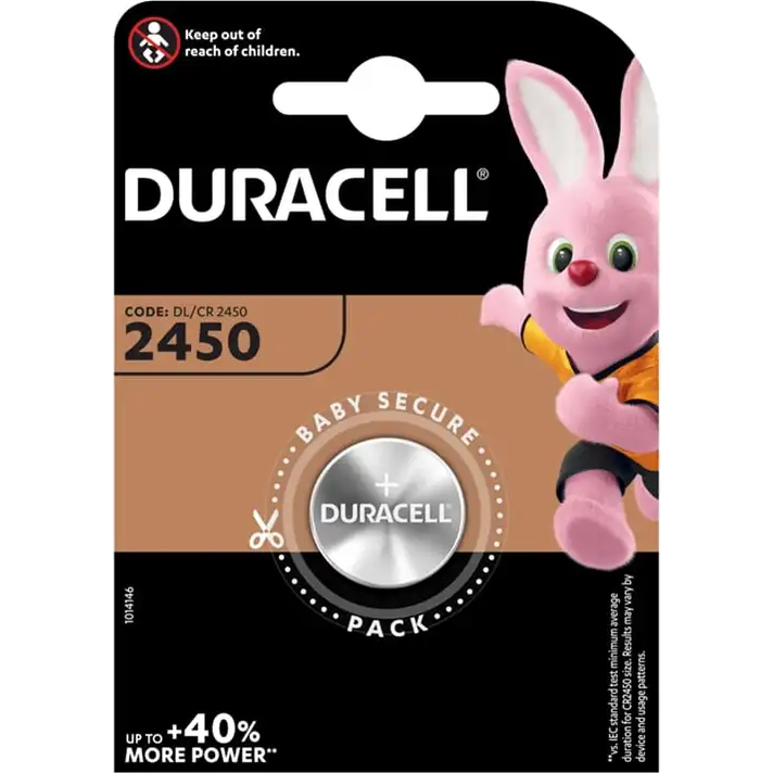 Duracell CR2450 3V Knoopcelbatterij  