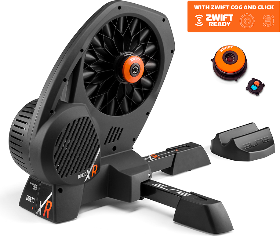中古ELITE Direto XR ＋新品Zwift Cog&Click Elite Direto XR Fietstrainer met Zwift Cog | 12GO Biking