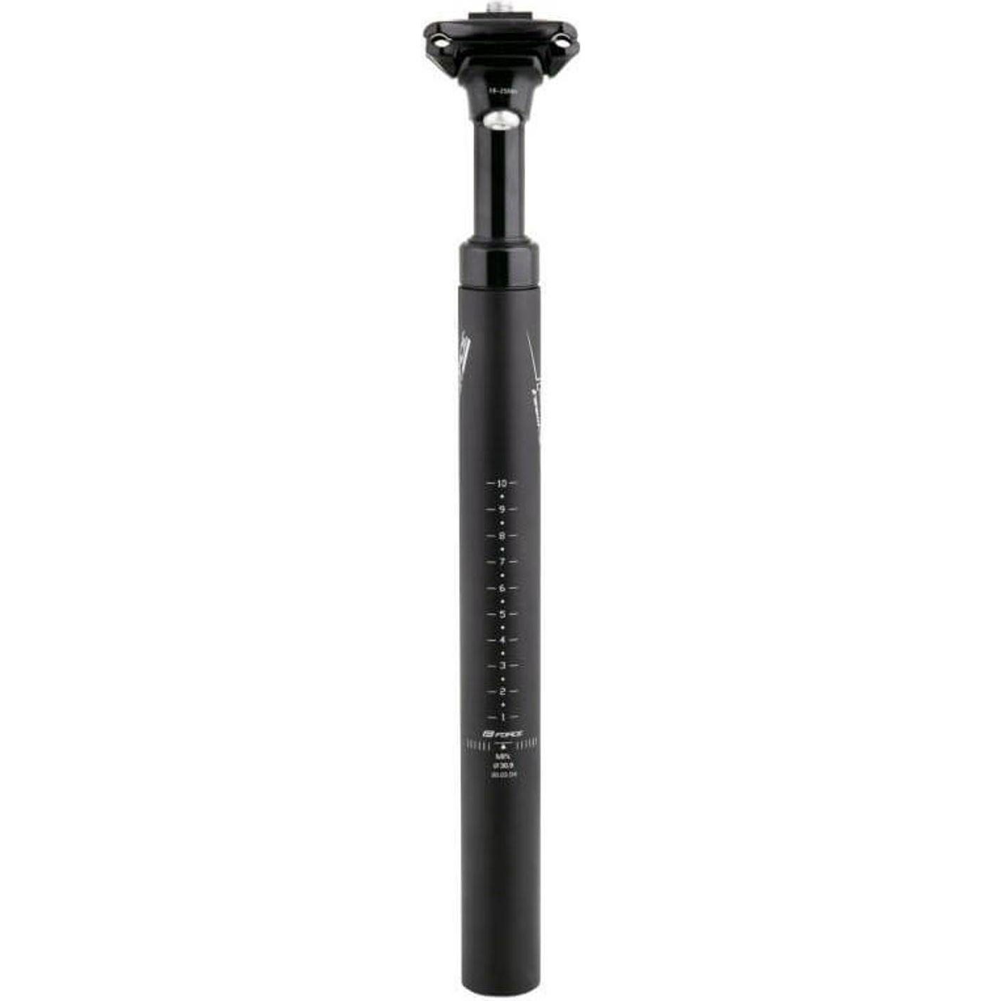 SAFORTBikes 365 mm/580 mm verende zadelpen voor eBike/Fat Bike, tot 420