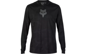 Fox Ranger Tru Dri Lange Mouwen Fietsshirt Outlet Zwart  