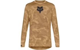 Fox Ranger Tru Dri Lange Mouwen Fietsshirt Bruin  