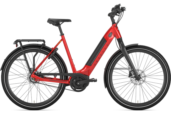 Gazelle Ultimate C8+ HMB Belt Connect Rood 2023  