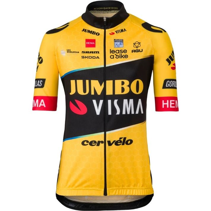 AGU Jumbo-Visma fietsshirt kids 2023  