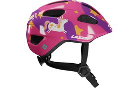 Lazer Kids Pnut 2.0 KinetiCore Kinder Fietshelm Roze / Paars  