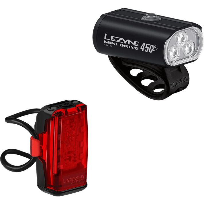 Lezyne Mini Drive 450+ / KTV+ Drive Verlichtingsset  