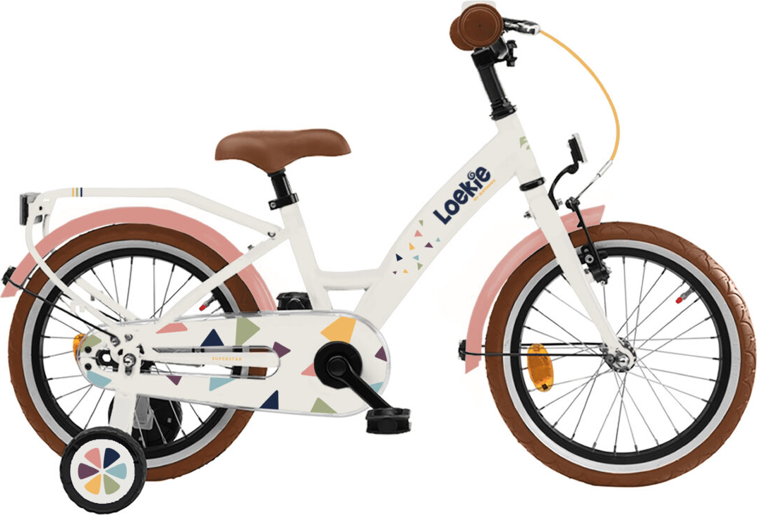 Loekie Loekie Superstar 16 inch Meisjesfiets 2026