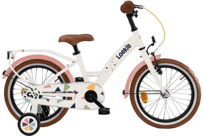 Loekie Loekie Superstar 12 Inch Meisjesfiets 2026  