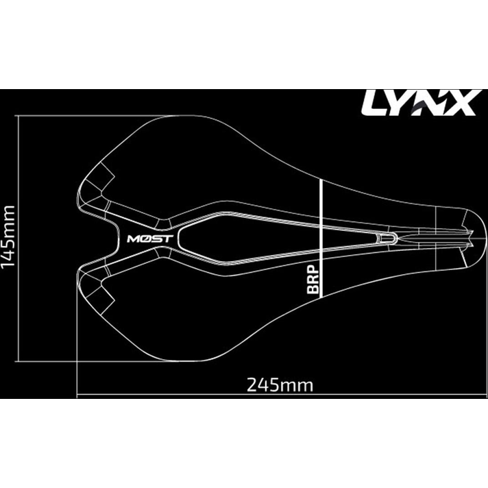 Most Lynx Ultrafast Superflow Carbon Zadel | 12GO Biking