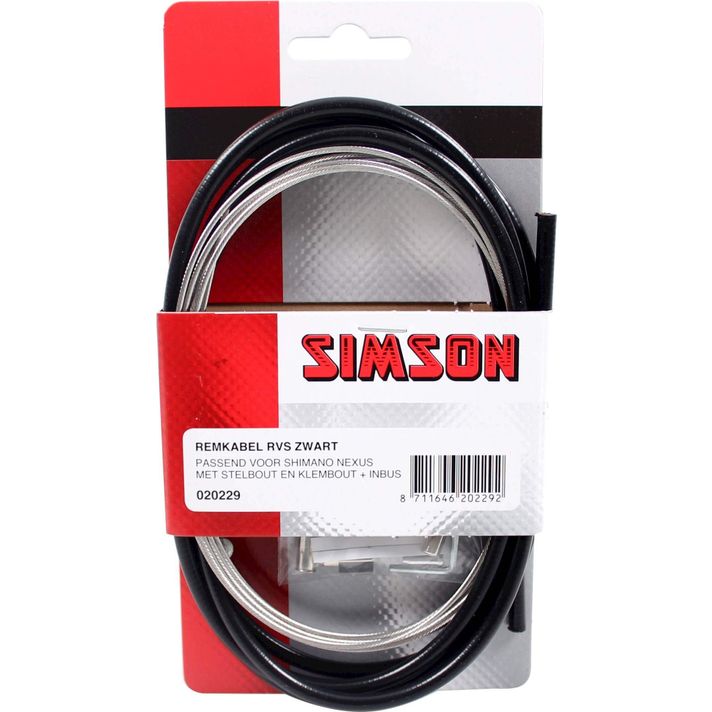 Simson Simson Remkabel Nexus RVS Zwart  
