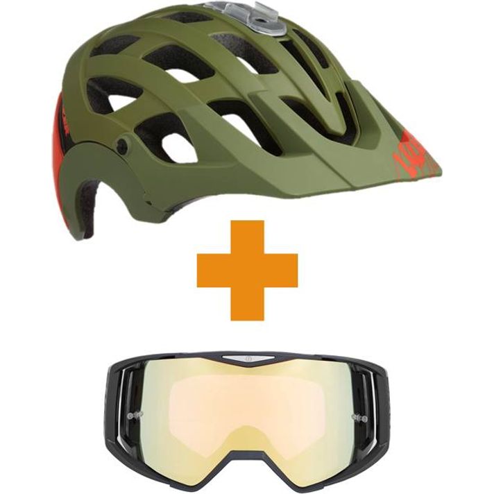 Lazer Revolution MTB Helm + G1 Performance Goggle  