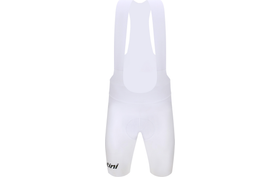 Santini Unico Edge Korte Fietsbroek Wit  