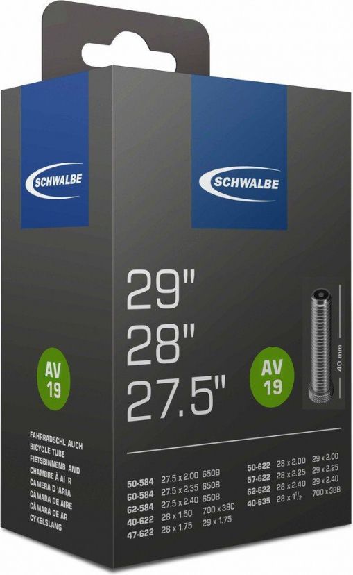 Schwalbe AV19 Autoventiel Binnenband  