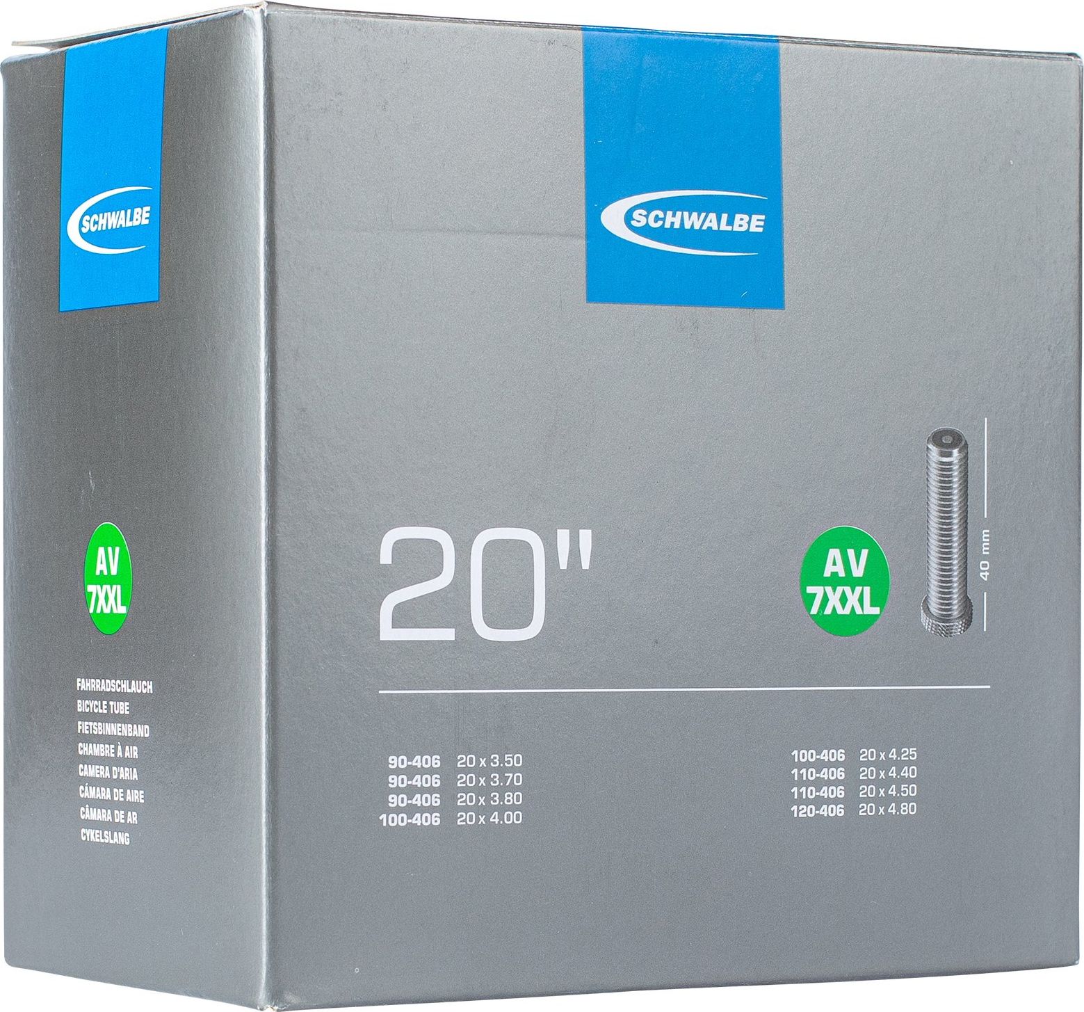 Schwalbe 7AV XXL Autoventiel Binnenband  