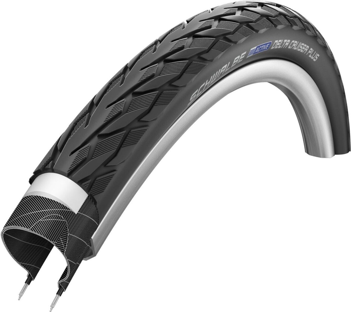 Schwalbe Delta Cruiser Plus Draad Stadsfiets Buitenband  