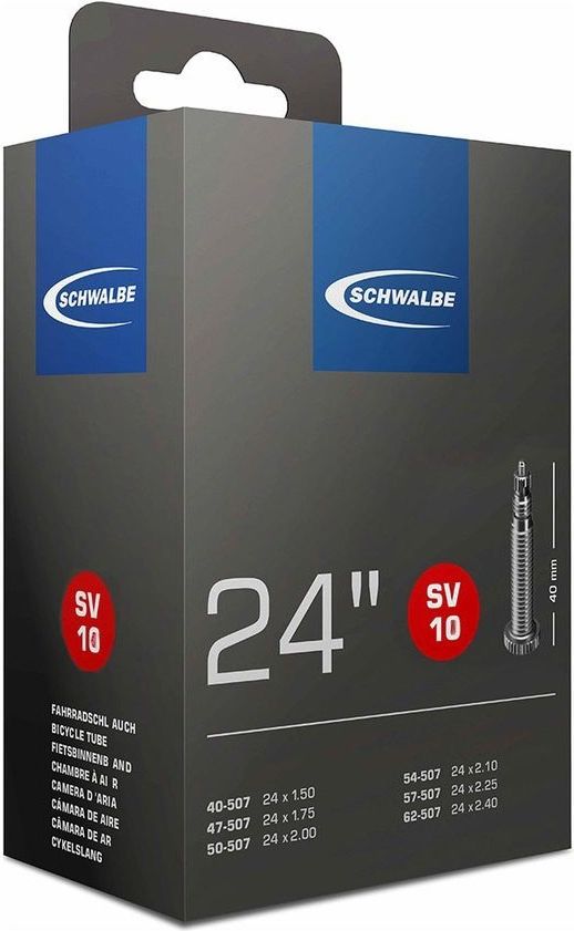 Schwalbe SV10 24" binnenband Frans ventiel  