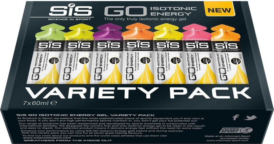 SiS GO Isotonic Variety Gel 7 Stuks Voordeelverpakking  