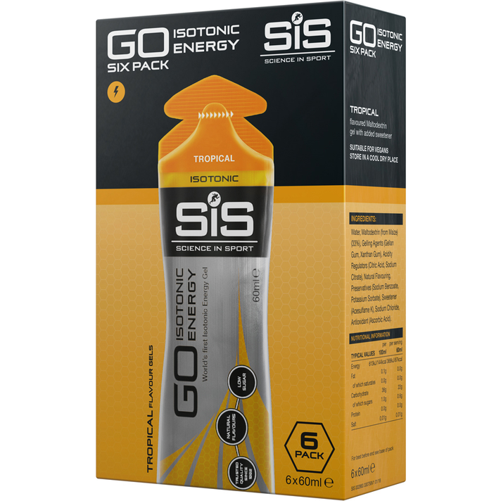 SiS SiS GO Isotonic Gel 6 Stuks Voordeelverpakking  