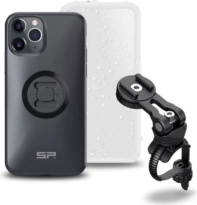 SP Connect Bike Bundle II iPhone X/XS/11 Pro Telefoonhoes + Regenhoes + Telefoonhouder  