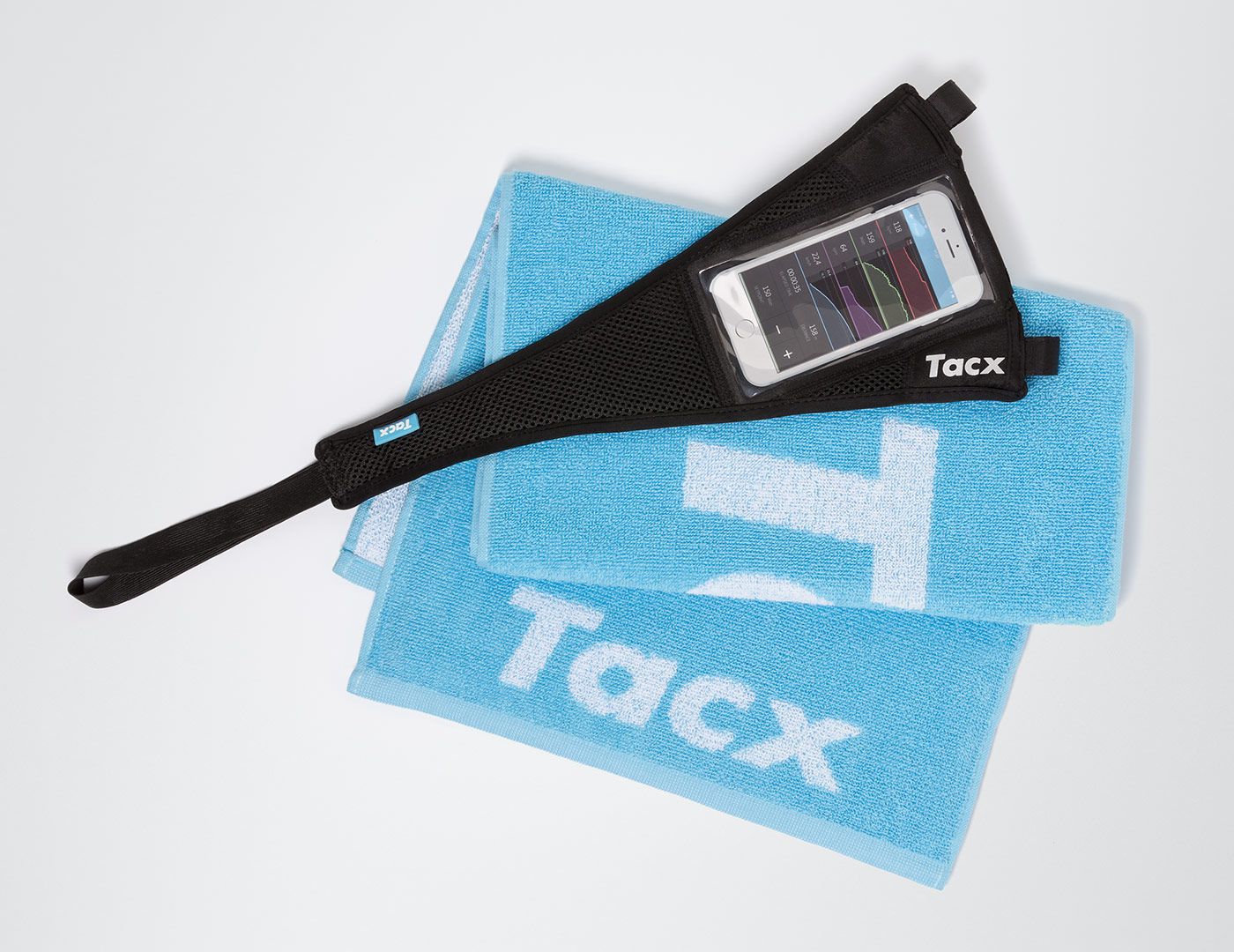 Tacx T2935 Handdoek + Zweetdoek Smartphone Zweetset  