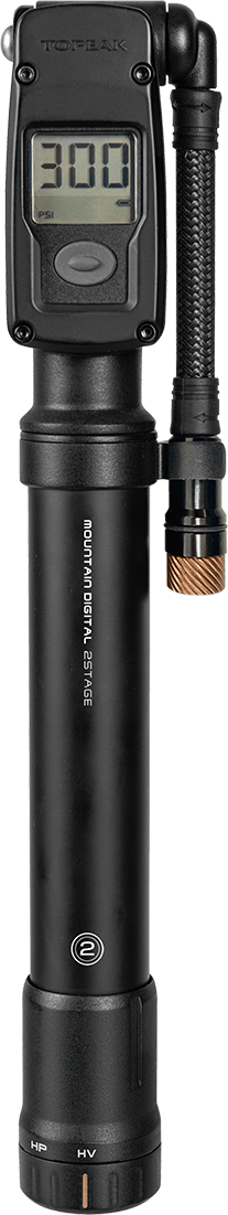 Topeak Mountain 2Stage Digital Mini Fietspomp  