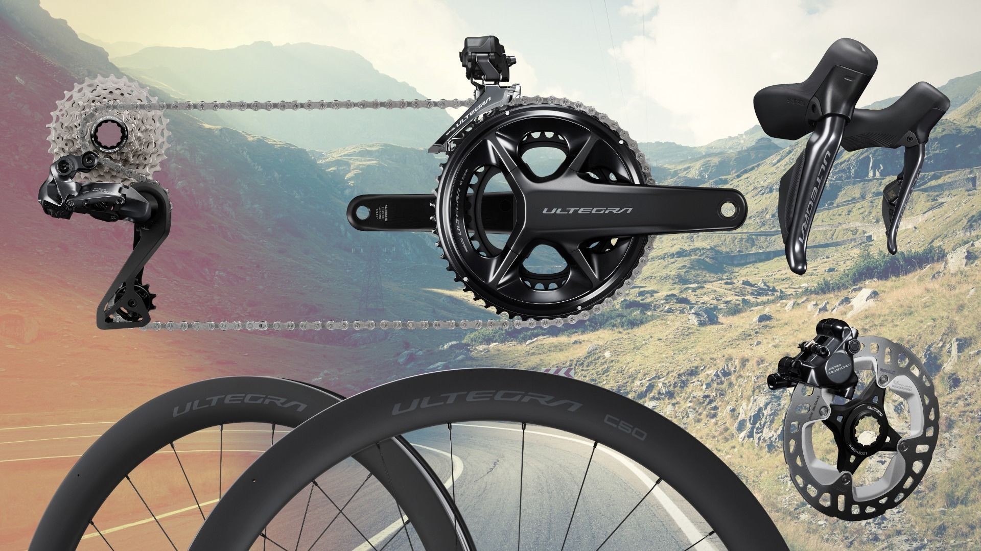 Shimano Ultegra Di2 R8100 Groepset | 12GO Biking
